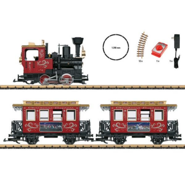 72308 2022 Christmas Train G Gauge Steam Freight Starter Set
