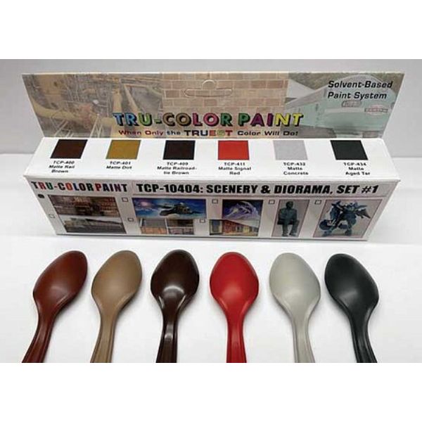 TCP10404 No.1 Scenery & Diorama Paint Set