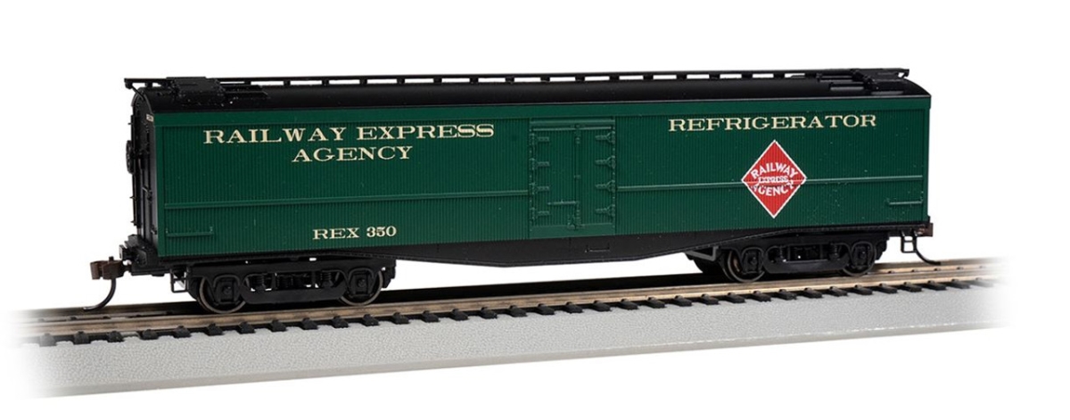BAC75704 50 ft. No.350 HO Scale Railway Express Agency Express Reefer Model Trains