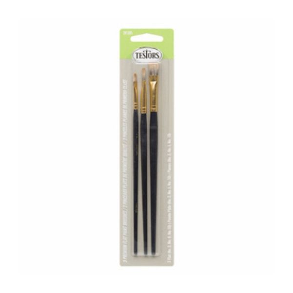 TES281205 Premium Flat Brush Set - 3 Piece