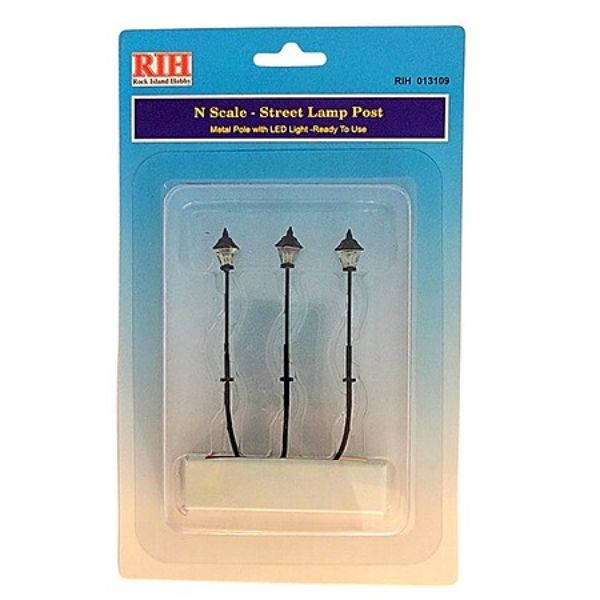 RIH013109 40S-50S 9 N Scale Street Lamp Post