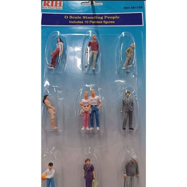 Picture of RockIsland RIH061108 O Standing Painted People Figure, Pack of 10