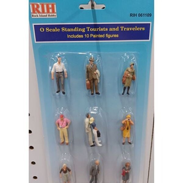 Picture of RockIsland RIH061109 O Scale Standing Tourists & Travelers&#44; Pack of 10