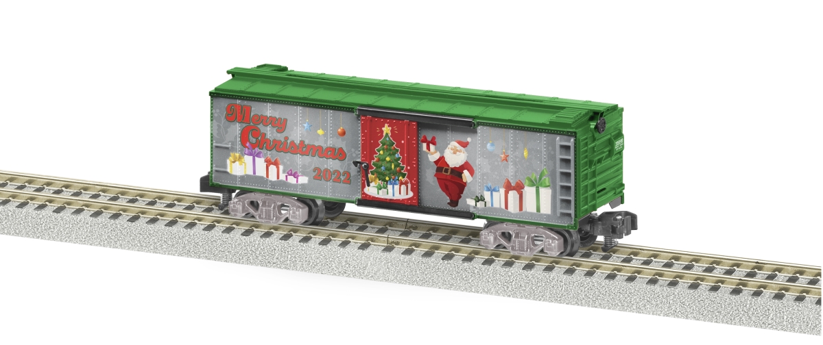 LNL2219340 AF RTR American Flyer 2022 Christmas Boxcar -  Lionel