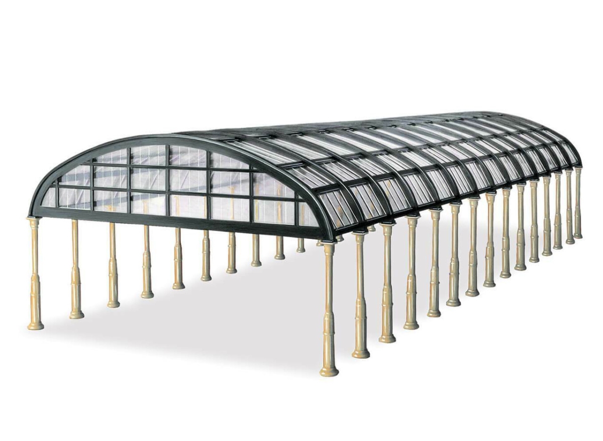 PCOLK-20X HO Scale Manyways Overall Roof - 2 Piece