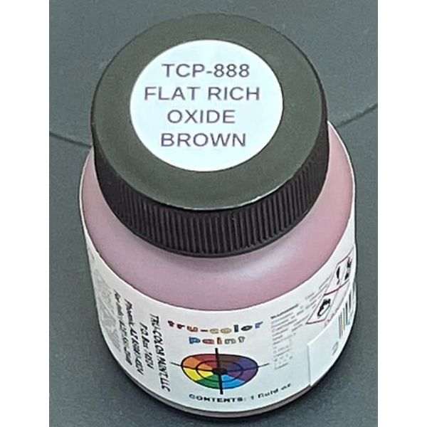 TCP888 1 oz Paint, Flat Rich Oxide Brown