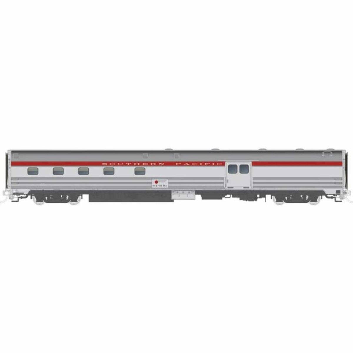 Picture of Rapido RAP114038 No.3103 HO Scale Southern Pacific Budd Baggage-Dorm Passenger Car