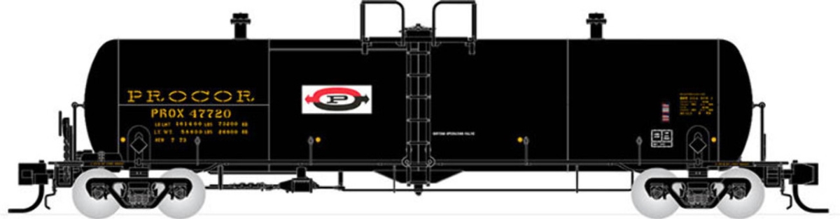 Picture of Rapido RAP535004A No.2 N Scale Procor PROX Gal Single Tank Car