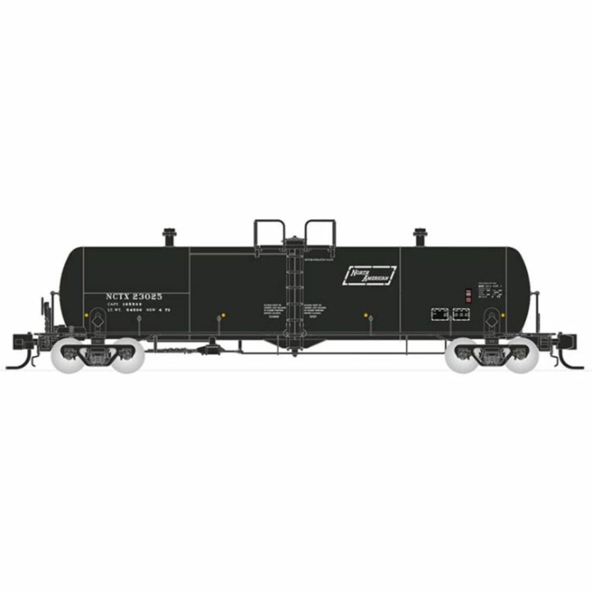 Picture of Rapido RAP535007A No.1 N Scale NCTX North American Procor Gal Single Tank Car