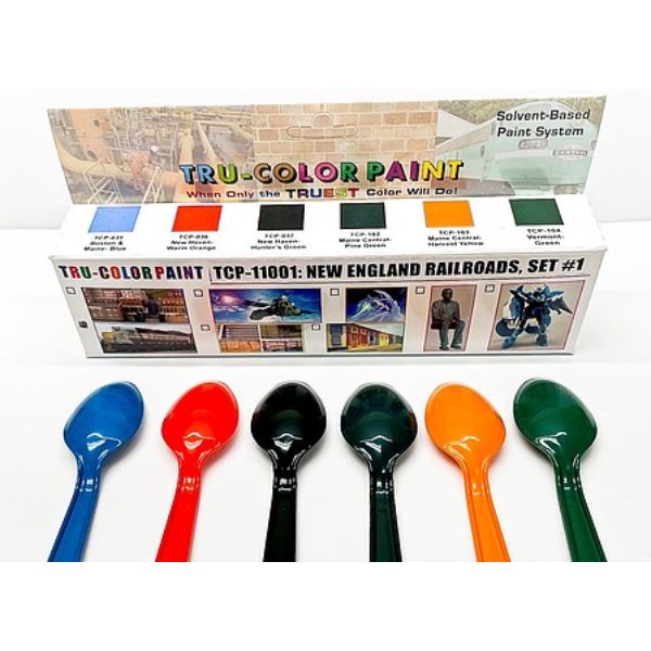 TCP11001 No.1 Railroads New England Paint Set