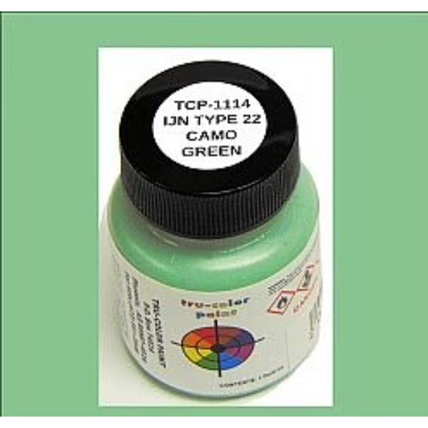 TCP1114 IJN Type 22 Paint, Camo Green