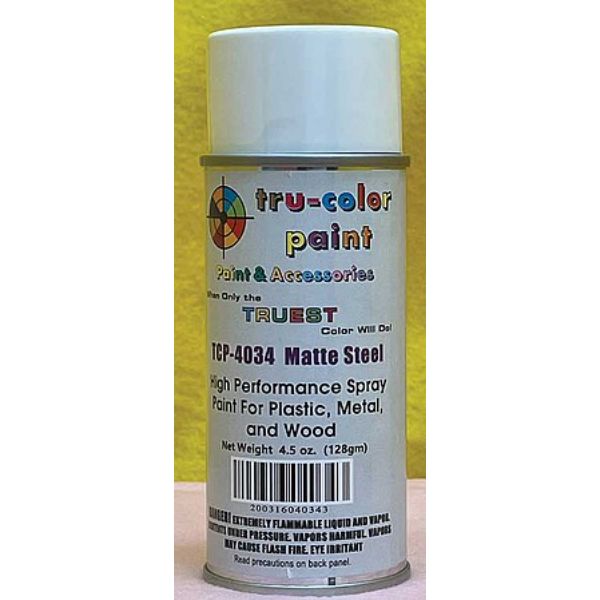 TCP4034 4.5 oz Paint, Matte Steel Metallic