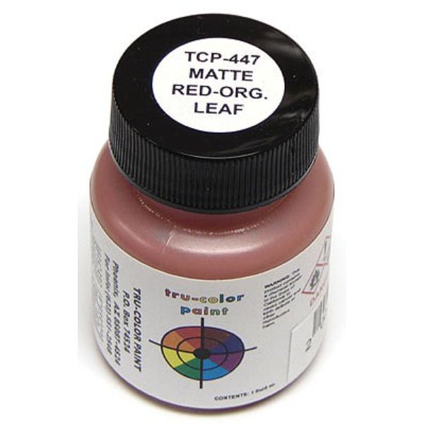 TCP447 Paint, Matte Red-Orange Leaf