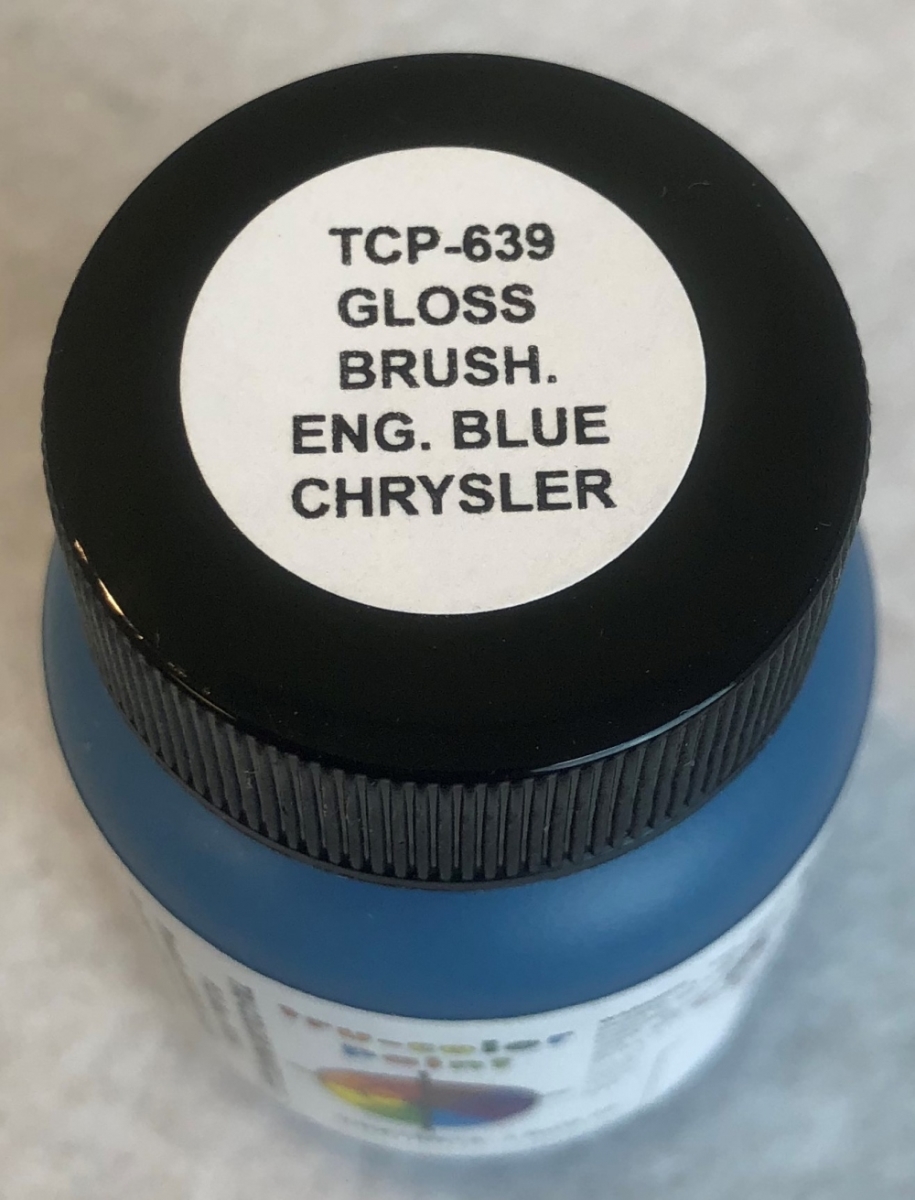 TCP639 Chrysler Engine Paint, Blue Gloss