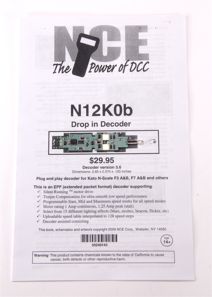 MRCAD305 14 Step N Scale Decoder