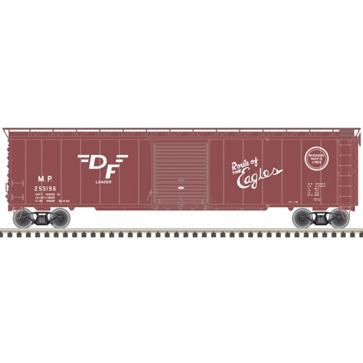 Picture of Atlas Model Railroad ATL20005859 50 ft. HO Scale Missouri Pacific Postwar Box Car for No.255056