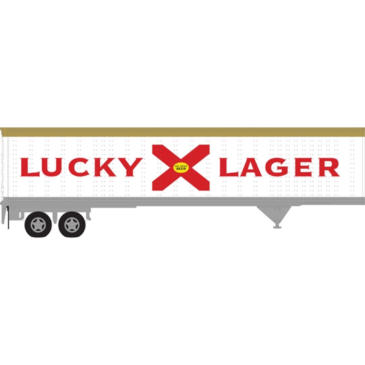 Picture of Atlas Model Railroad ATL20006312 45 ft. HO Scale Lucky Lager Pines Trailer