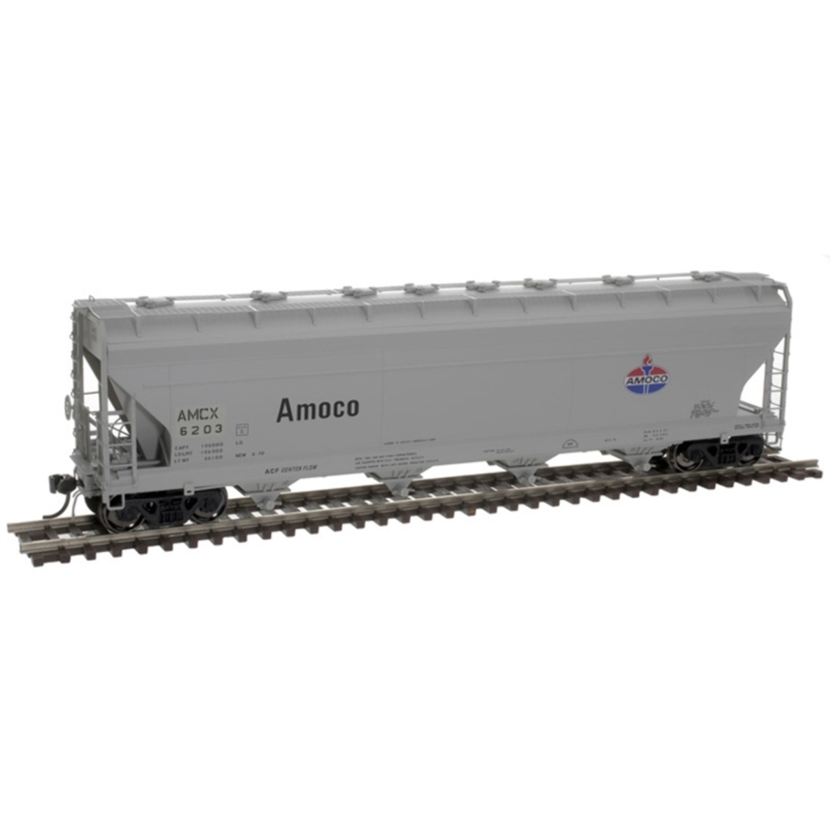 ATL20006904 HO Scale AMOCO Master Plus 5250 Covered Hopper for No.6228