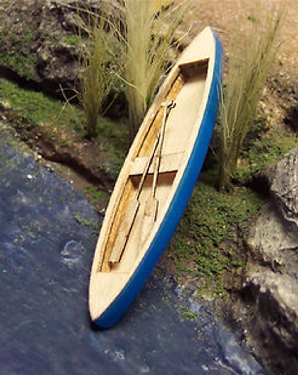 OMK1006 16 ft. HO Scale Canoe - Pack of 2