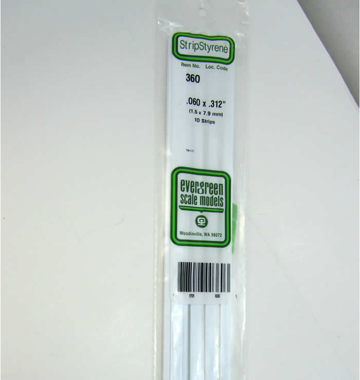 EVG360 0.06 x 0.3 in. Dimensional Strips