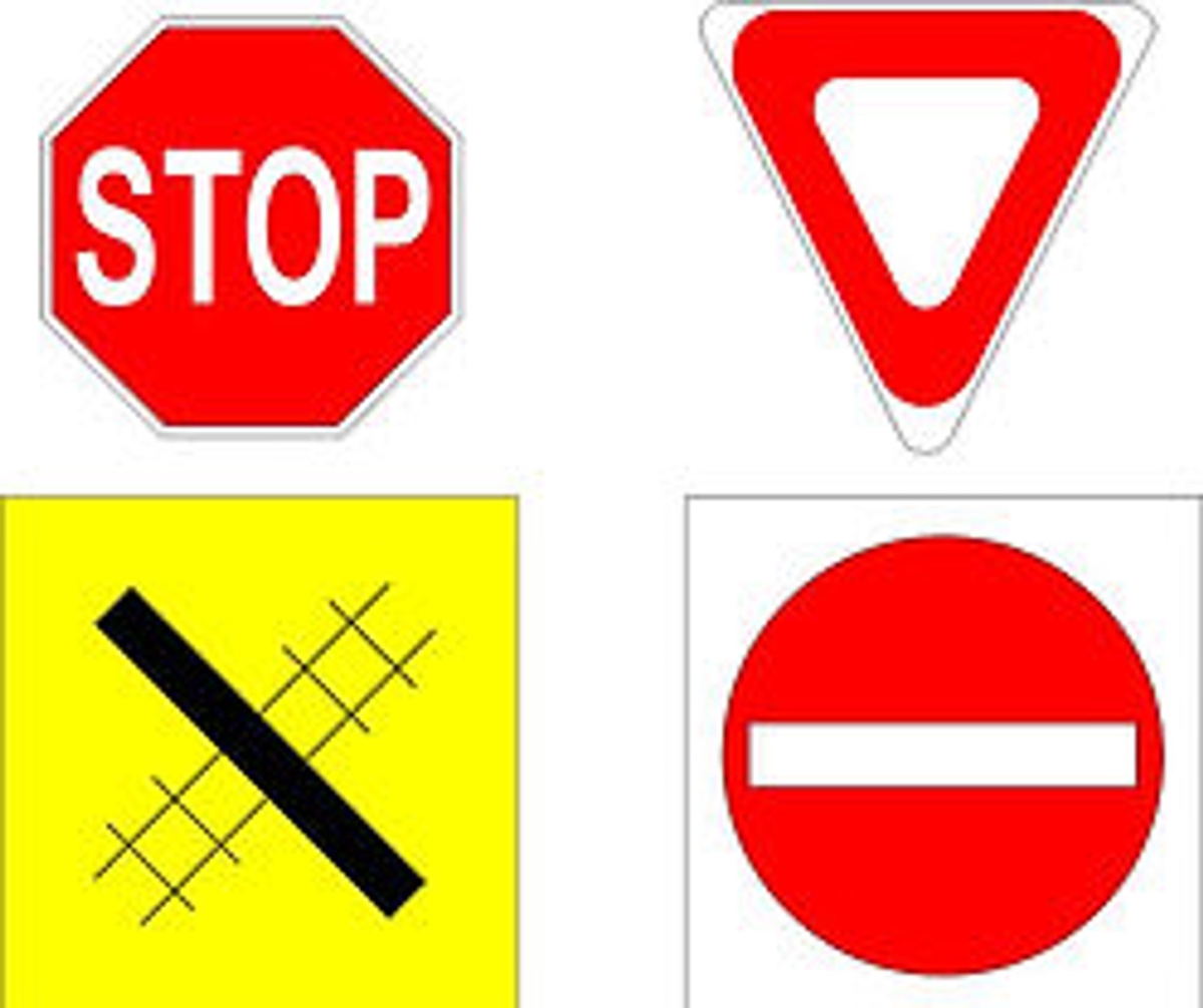 OMK1011 HO Scale Road Signs -  Osborn Model Kits