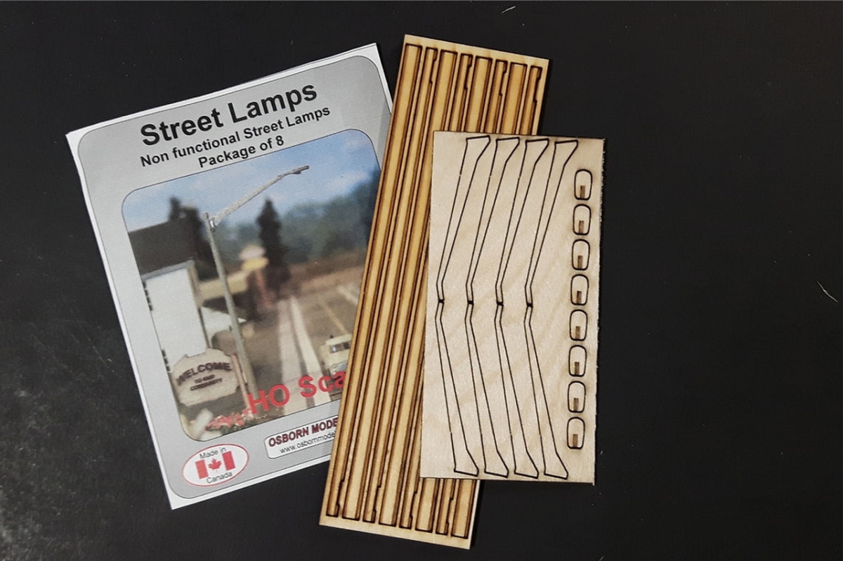 OMK1098 HO Scale Street Lamps - Pack of 8