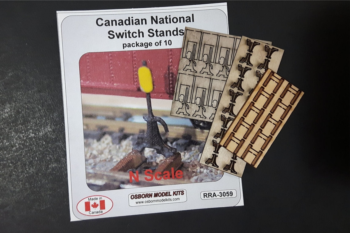 OMK3059 N Scale Canadian National Switch Posts - Pack of 10