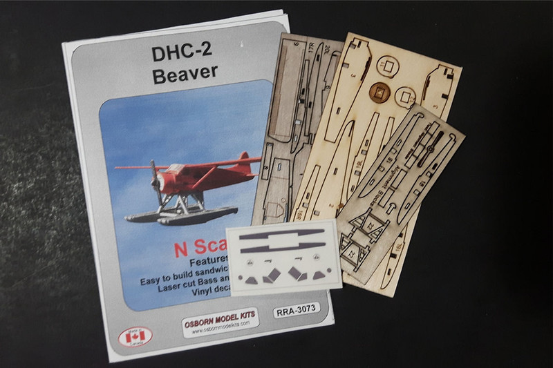 OMK3073 N Scale DHC-2 Beaver Wood Kit