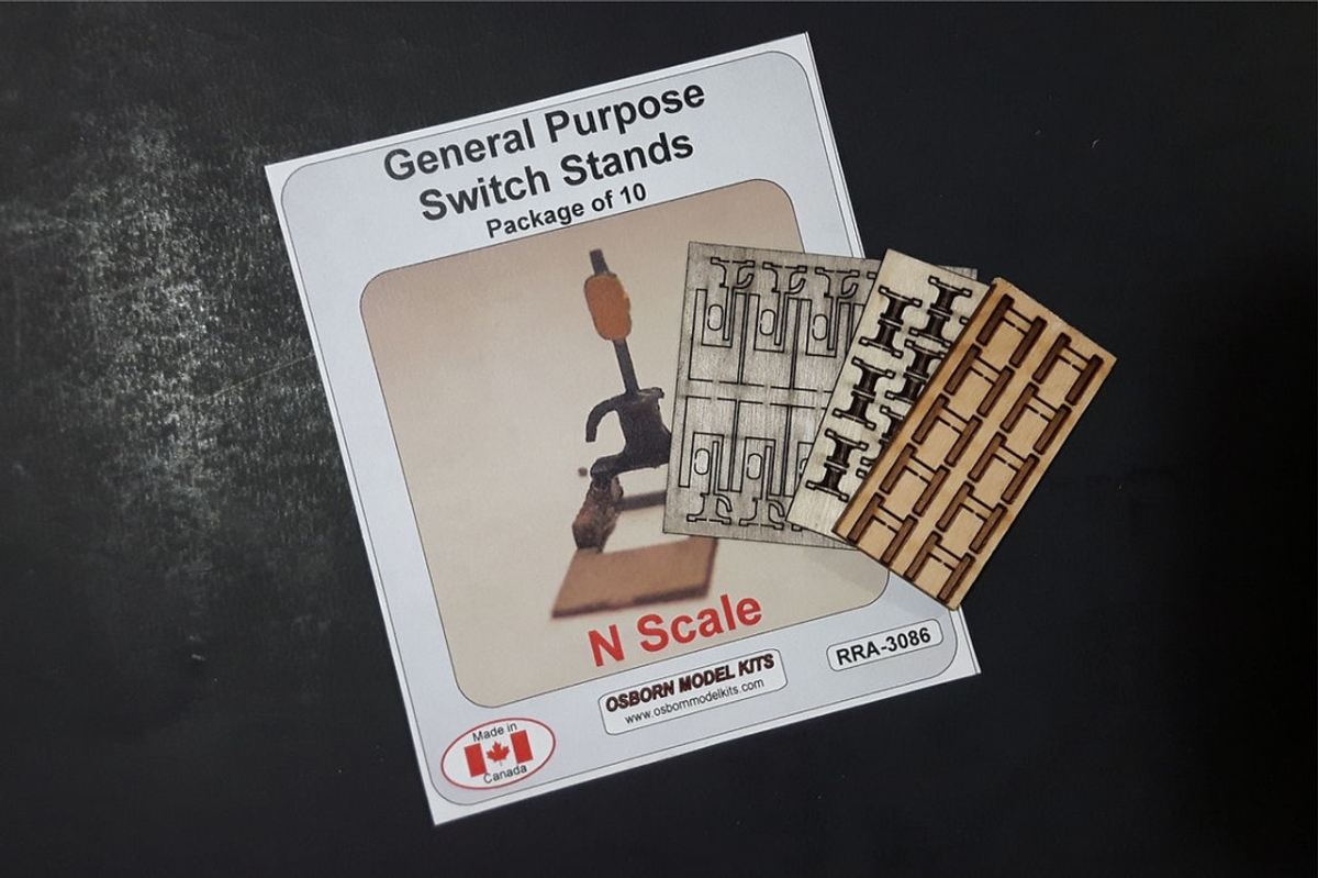 OMK3086 N Scale General Purpose Switch Stands - Pack of 10