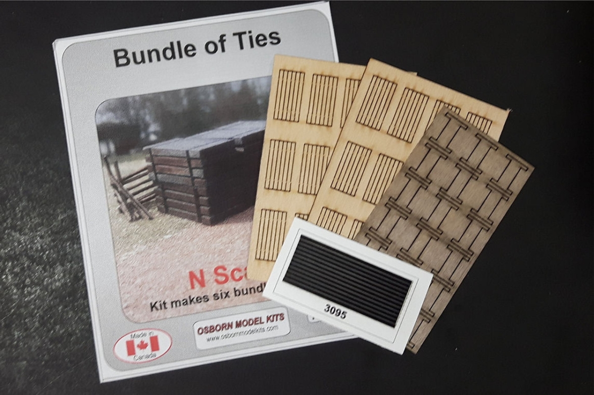 OMK3095 N Scale Bundle of Ties - Pack of 6
