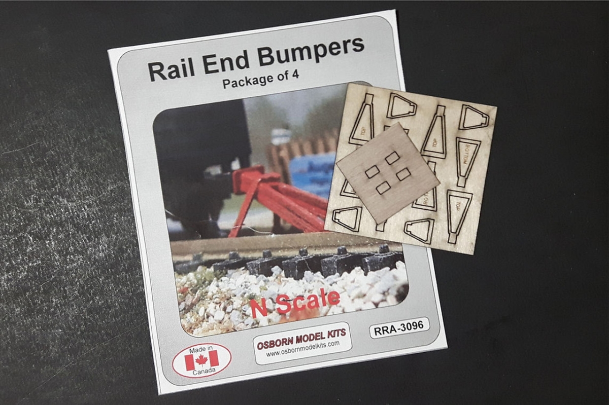 OMK3096 N Scale Rail End Bumper - Pack of 4