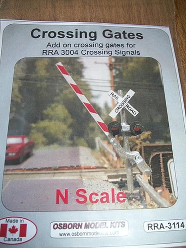 OMK3114 N Scale Add On Crossing Gates -  Osborn Model Kits