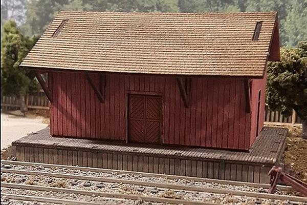 OMK3121 N Scale General Purpose Freight Shed