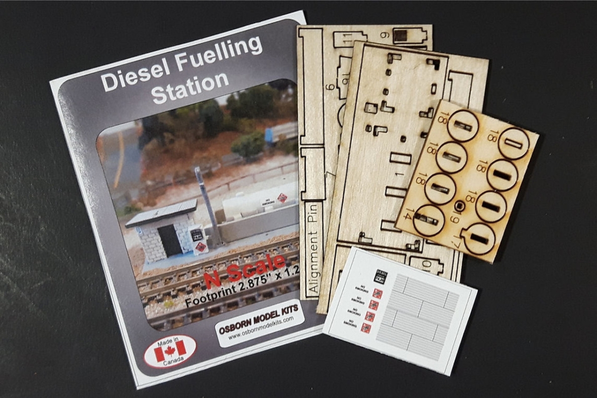 OMK3122 N Scale Diesel Fueling Station