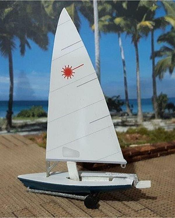 Picture of Osborn Model Kits OMK3129 N Scale Laser Sailboat - Pack of 2