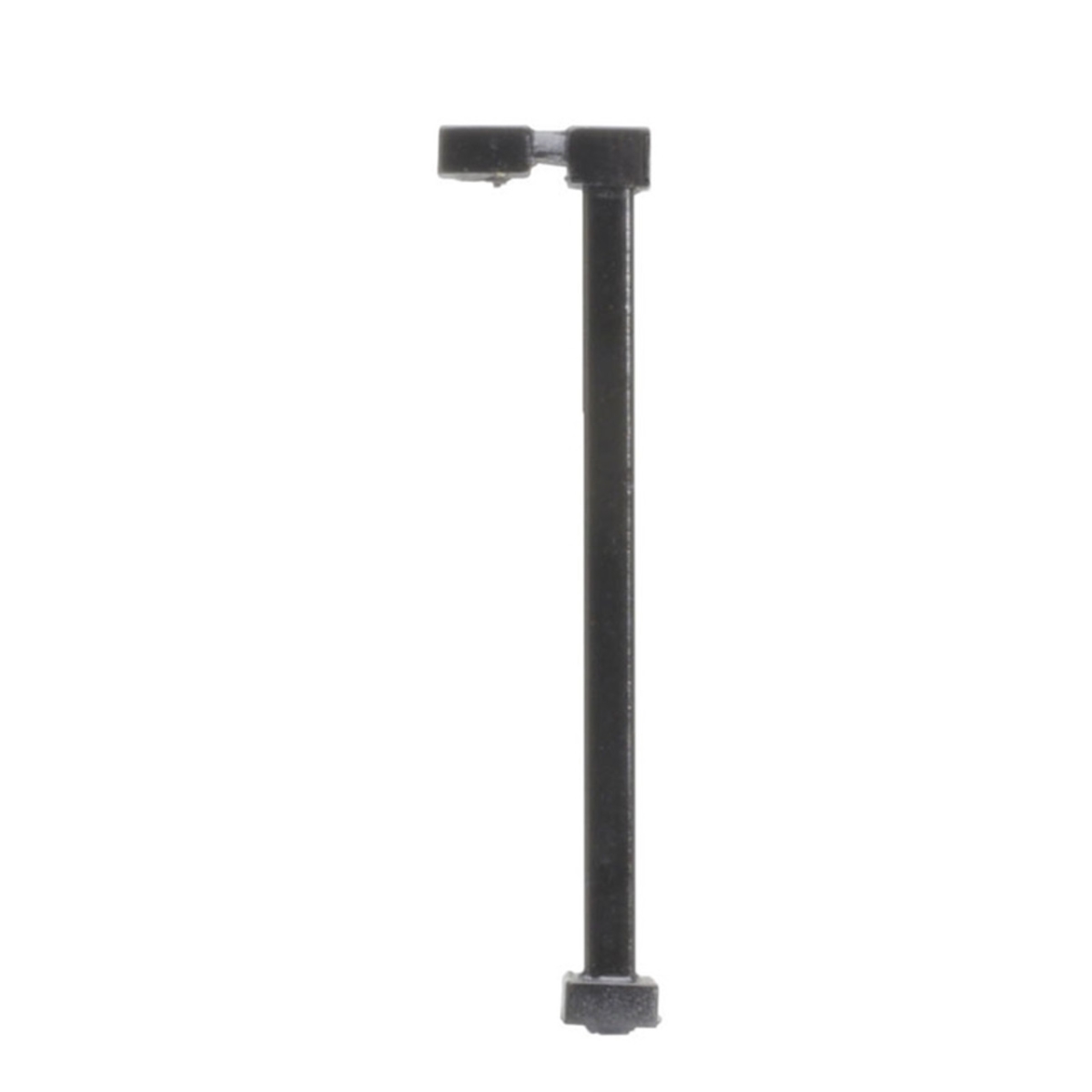 ATL70000182 15 ft. N Scale Single Arm Square Light, Black & Cool White LED - Pack of 3