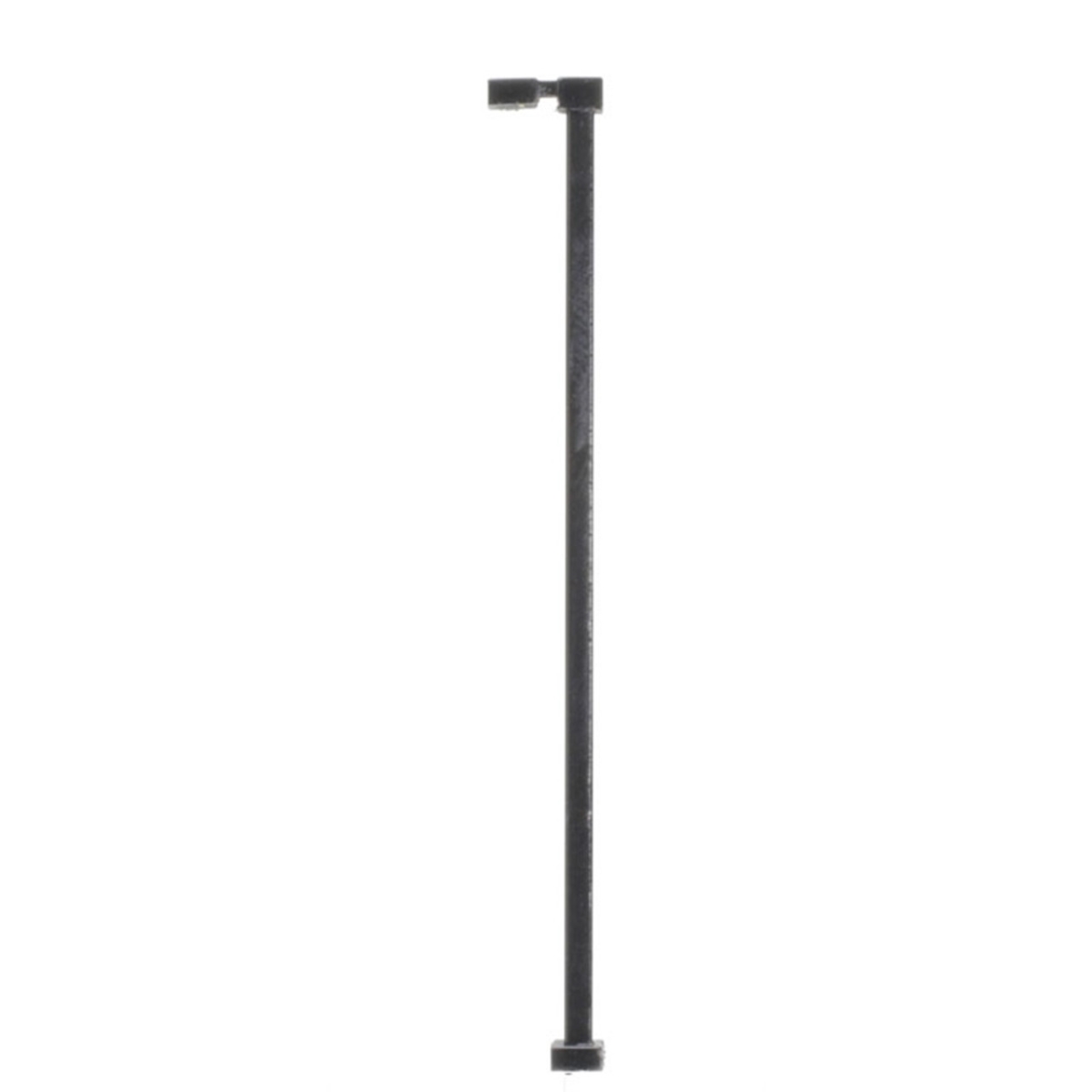 ATL70000186 30 ft. N Scale Single Arm Square Light, Black & Cool White LED - Pack of 3