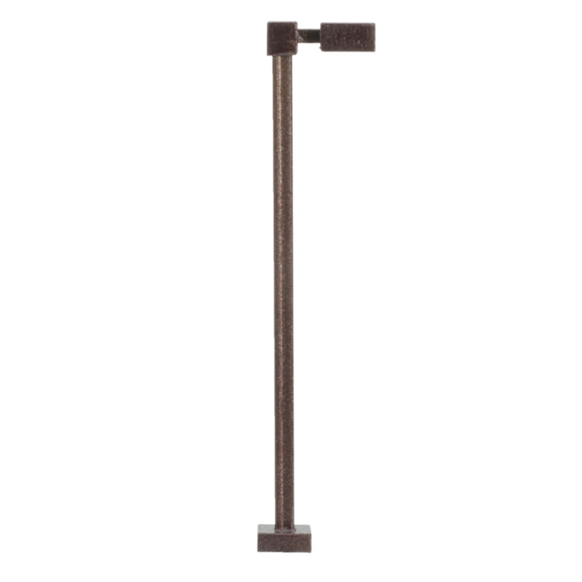 ATL70000201 15 ft. HO Scale Single Arm Square Light, Bronze & Warm LED - Pack of 3