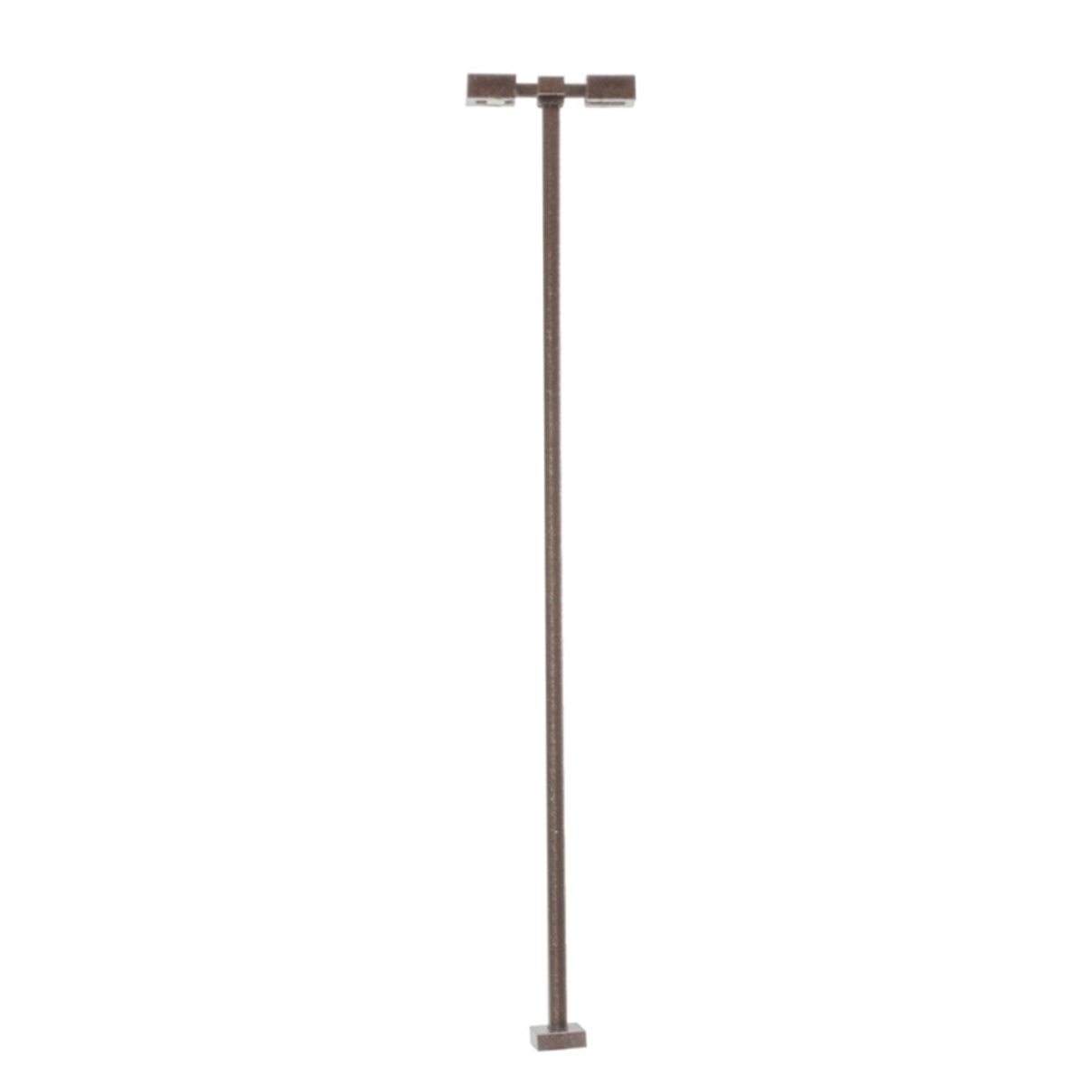ATL70000213 30 ft. HO Scale Double Arm Square Light, Bronze & Warm LED - Pack of 3