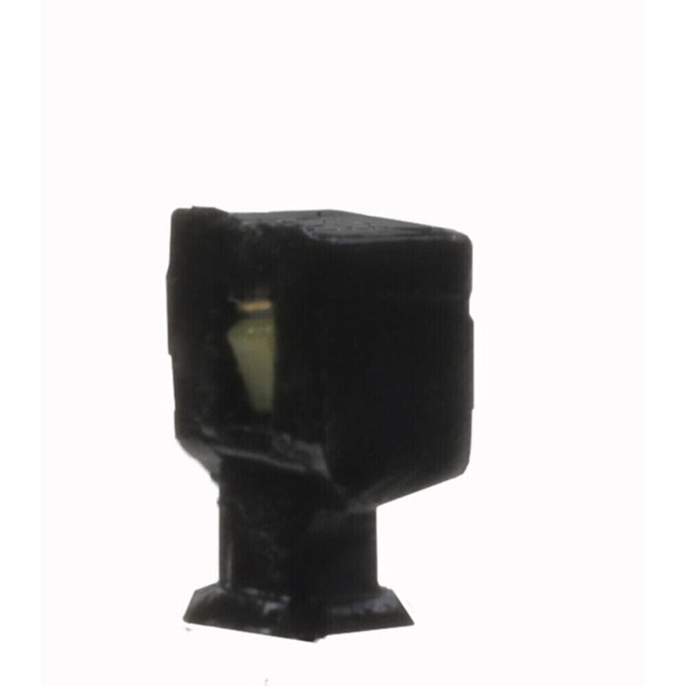 ATL70000221 Model Railroad HO Warm LED Wall Mount Square Light, Black - Pack of 3