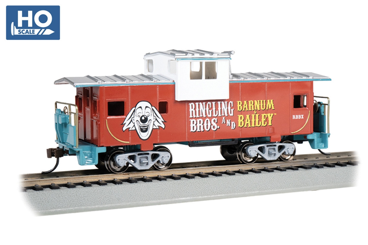 BAC16614 HO Scale Barnum & Bailey Wide Vision Caboose