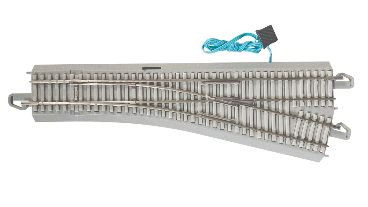 BAC44758 No.4 HO Scale Turnout Right Track with Nickel Silver Rails & Concrete Ties