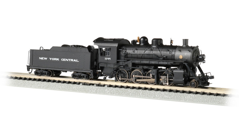BAC51358 No.1144 N Baldwin 2-8-0 Consolidation Sound & DCC   York Central Train