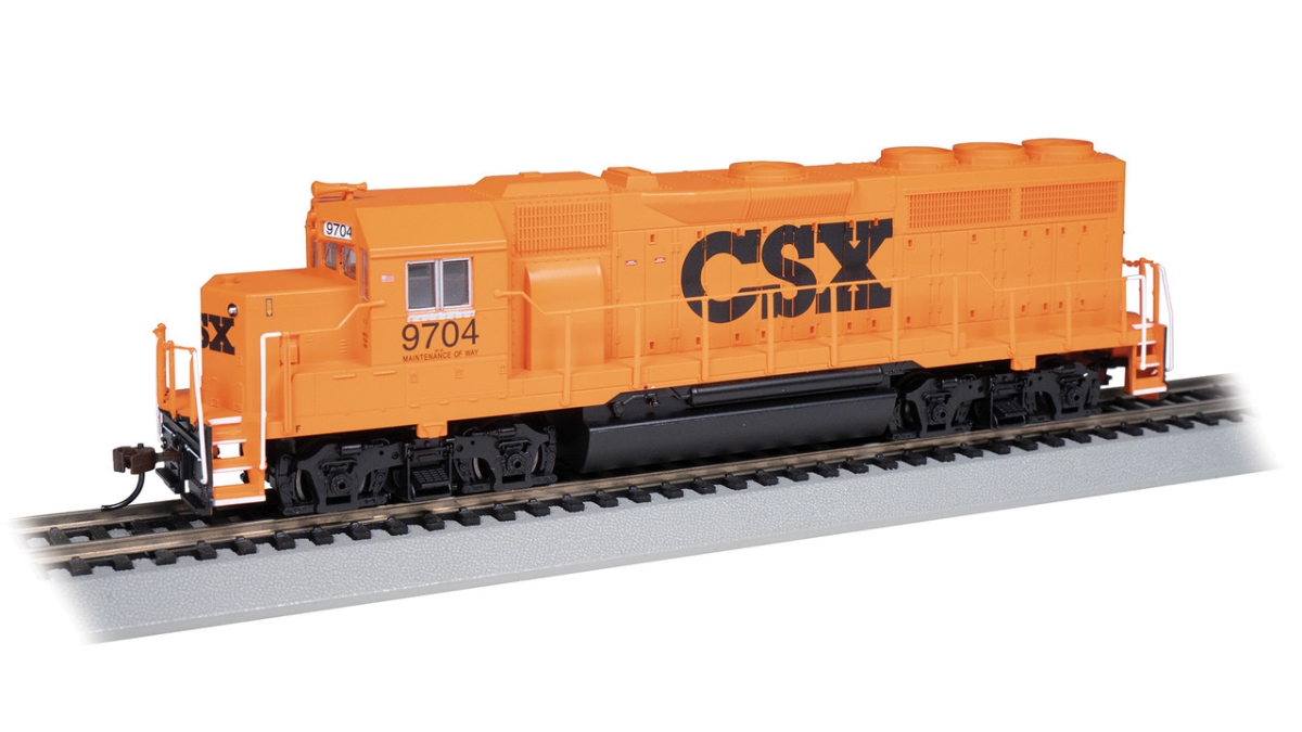No.9704 HO Scale CSX MOW EMD GP40 Diesel Locomotive