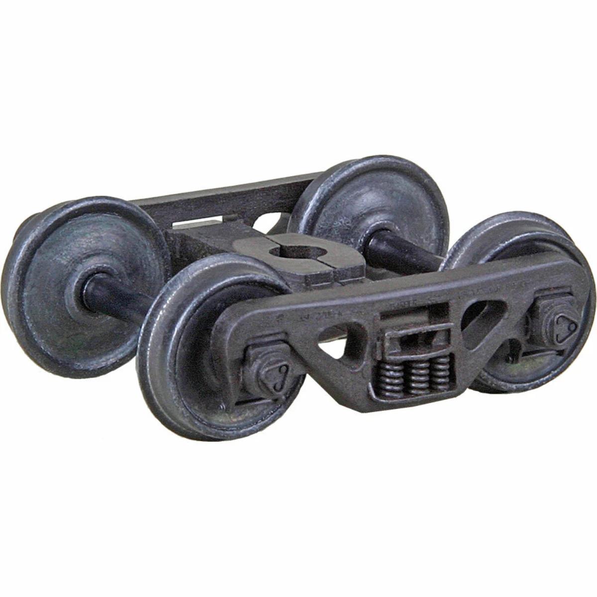KAD560 1-87 Scale ASF Barber S-2 ACL Truck - Railcar Bogie Assembly for Freight Applications, Black