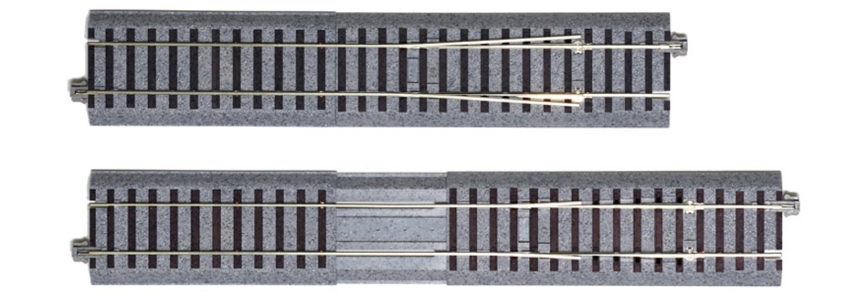 KAT2-192 HO Scale Unitrack 97mm Adjustable Straight Track - 4 Piece