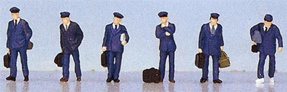 Picture of Kato KAT24-201 N Scale Train Crew - 6 Piece