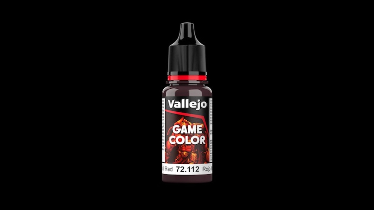 VLJ72112 18 ml Game Color Acrylic Paint, Evil Red