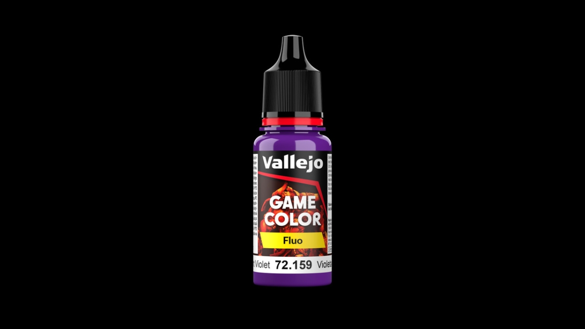 VLJ72159 18 ml Game Color Acrylic Paint, Fluorescent Violet