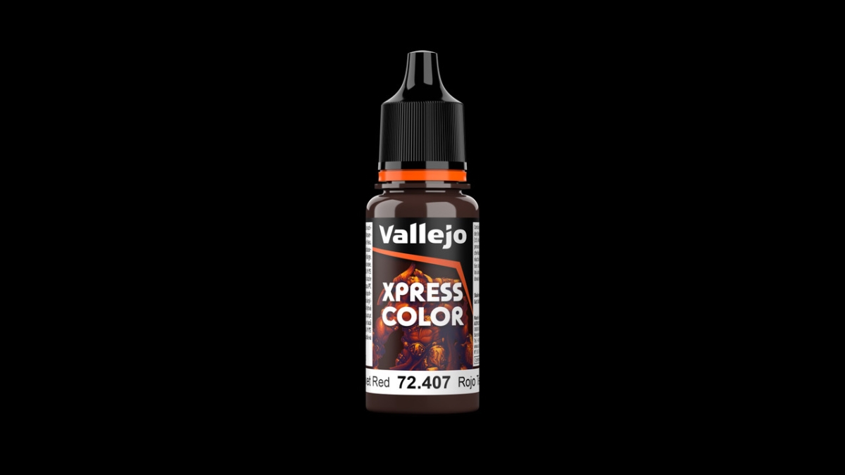 VLJ72407 18 ml Xpress Color Acrylic Paint, Velvet Red